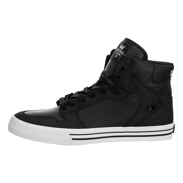 Supra Mens Vaider High Top Shoes - Black | Canada Z1779-8S41